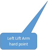 Left Lift Arm hard point


